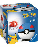 Pokémon 3D Puzzle Pokéballs: Great Ball (55 pieces)